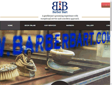 Tablet Screenshot of barberbart.com